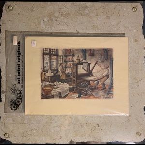 “Shadow Box Diorama paper maker Scene” Anton Pieck